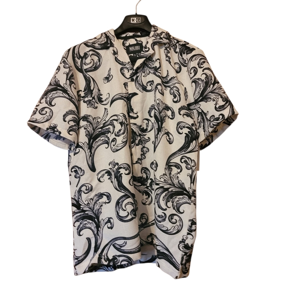MALIBU by Drill Clothing Co.  Short Sleeve Button-up Shirt Size S